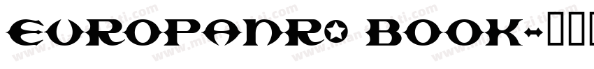 EuropaNr1 Book字体转换